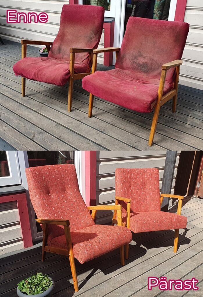 Vanad toolid, teostatud täielik restaureerimine.